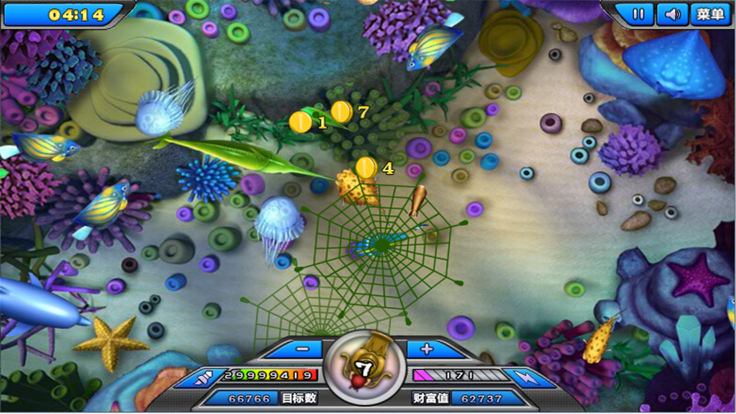 火炮轰鱼 - 无限子弹疯狂扫射游戏截图