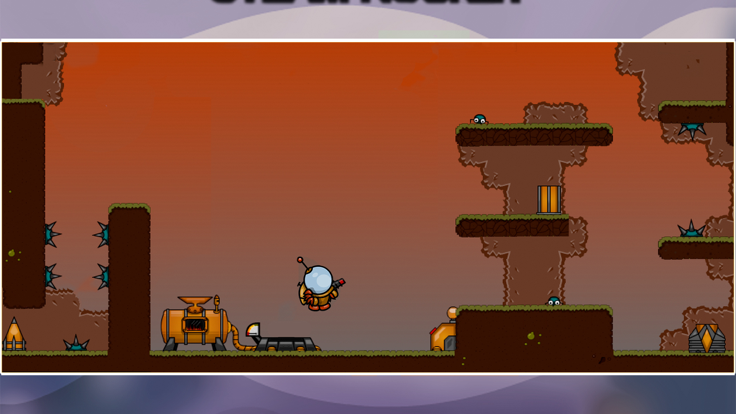 Steam Rocket: Platformer Game游戏截图