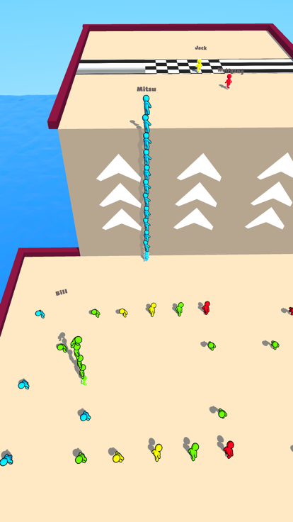 Stickman Bridge Race游戏截图