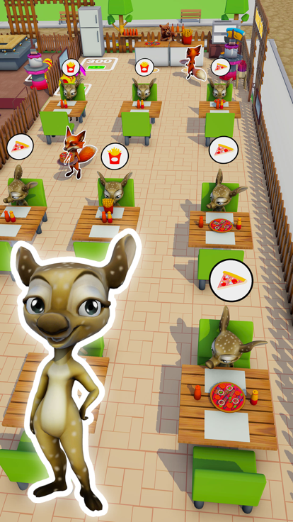 Animal Cafe Cooking Game游戏截图