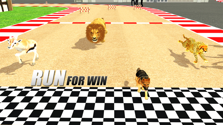 Crazy Wild Animal Racing Game游戏截图