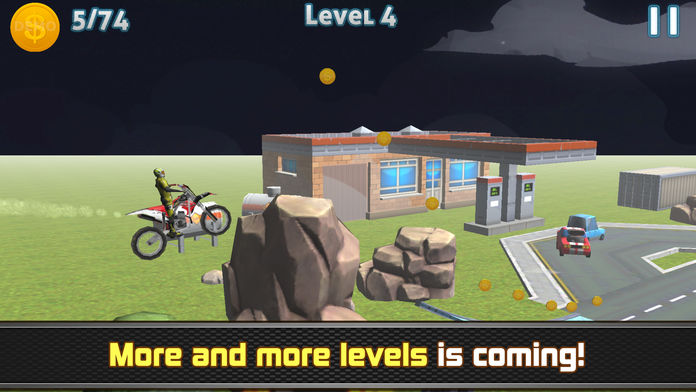 3D极速摩托 : 一起来飙飞车游戏截图