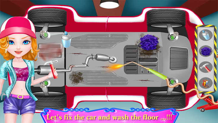 Hills Racing Cars Wash Cleanup游戏截图