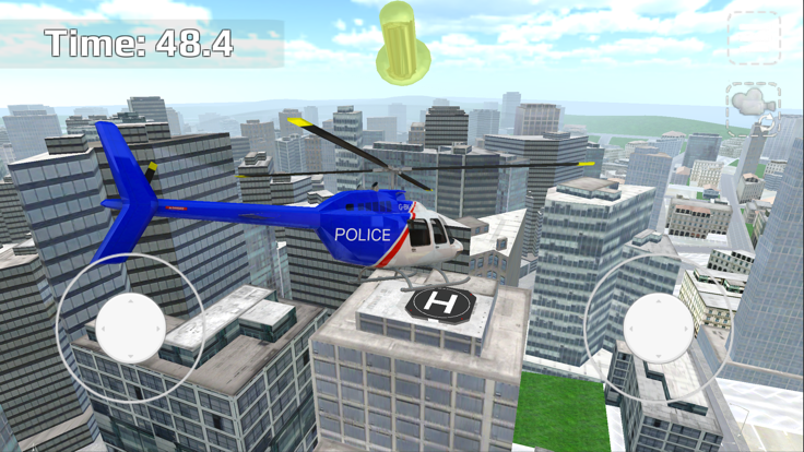 Police Helicopter Simulator: City Flying游戏截图