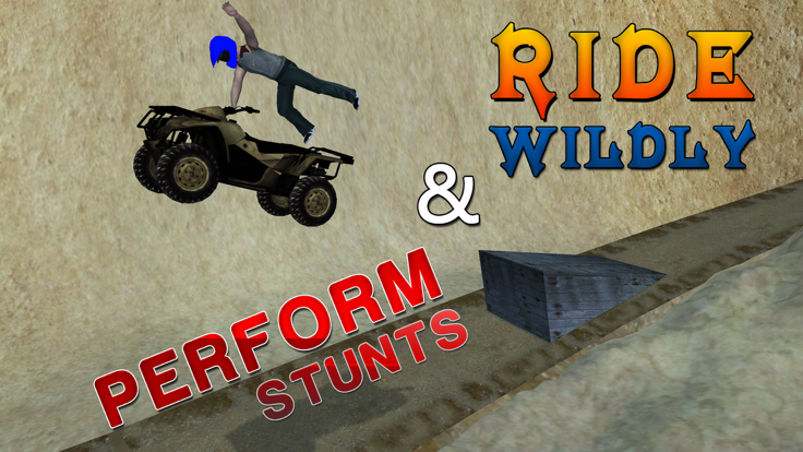 四骑自行车山模拟器 - 4×4越野车或骑赛车模拟游戏游戏截图