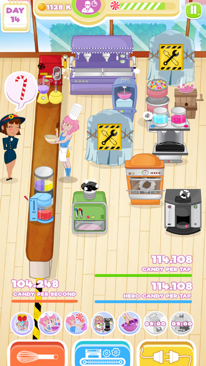 Tap Candy : sweets clicker游戏截图