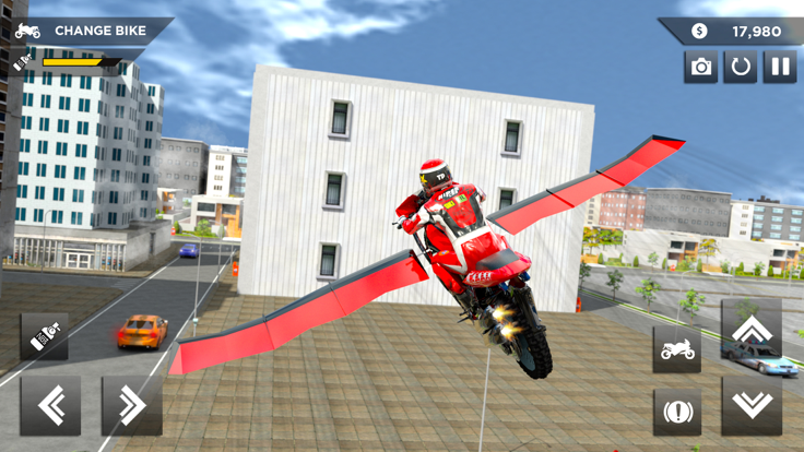 Flying Bike – Fly Motorbike 3D游戏截图