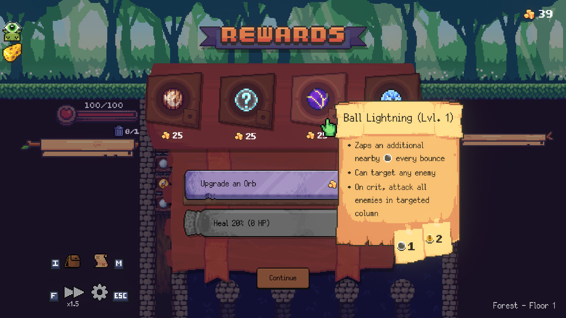 哥布林弹球 Peglin游戏截图