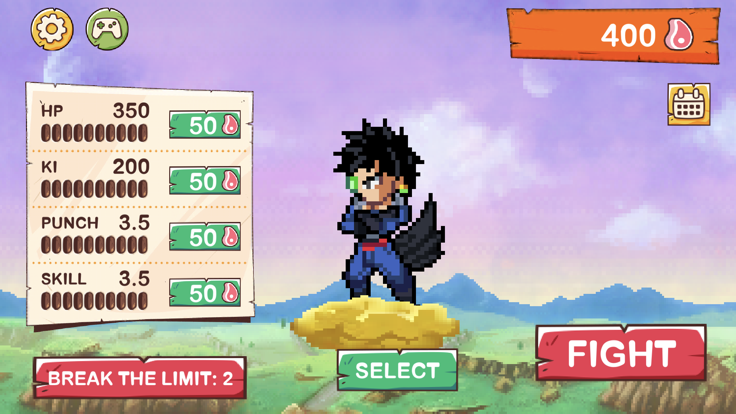 Dragon Warrior: Pixel Fighting游戏截图