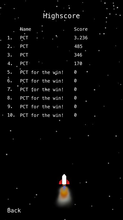PCT-Space Shooter Lite游戏截图