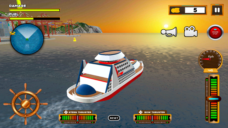 Cruise Ship Driving Games游戏截图