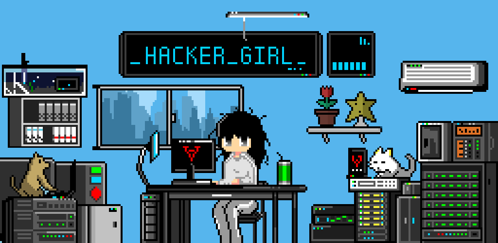 소녀 키우기 : 해커ver游戏截图