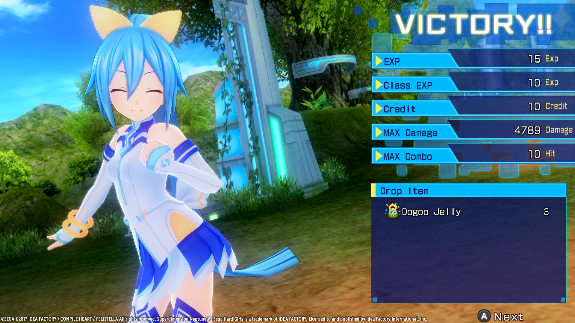 Superdimension Neptune VS Sega Hard Girls游戏截图