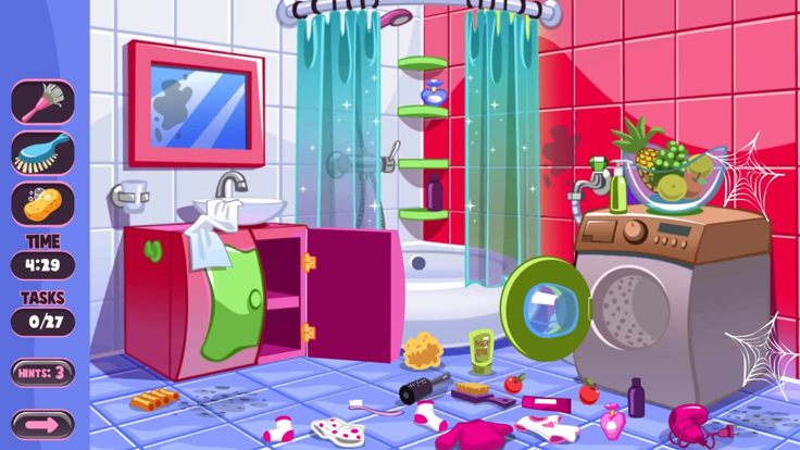 Baby Games House Cleaning游戏截图