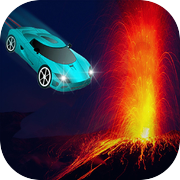 Lava Car Stunt Challenge Racer