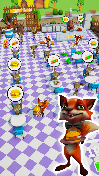 Animal Cafe Cooking Game游戏截图