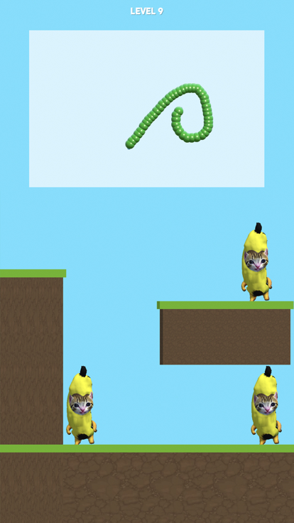 Draw To Crash: Banana Cat游戏截图