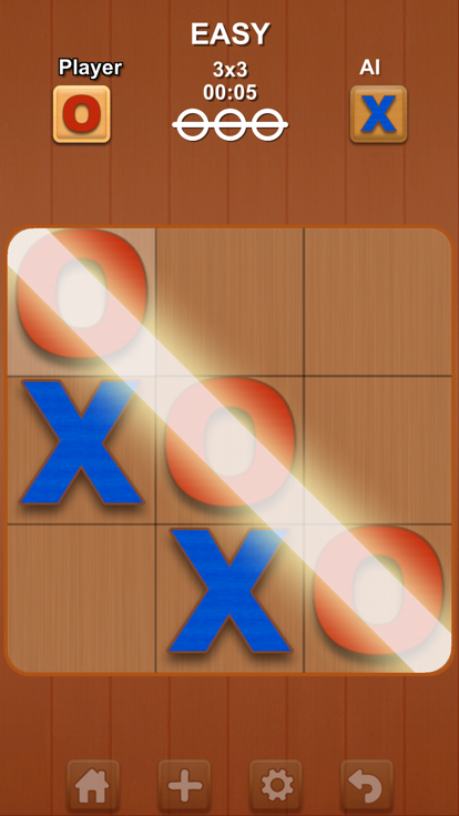 Tic tac toe - 2 player xo game游戏截图