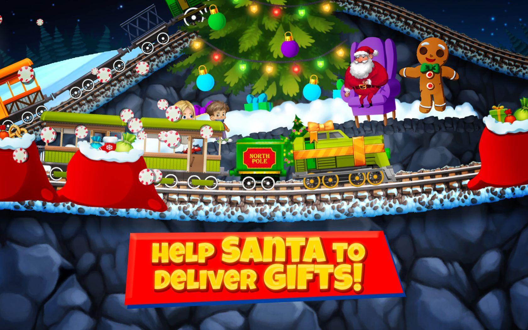 Fun Kids Train 4: Christmas Santa Train Simulator - Android Download ...