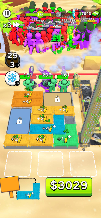 枪弹幸存者 - 末世堡垒 放置类割草挂机模拟器游戏截图