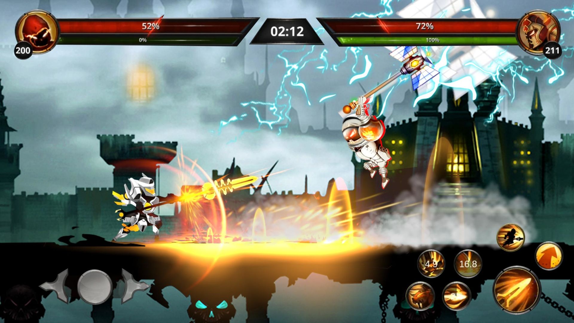 Screenshot of Stickman Legends: 影子打架 - 離線遊戲