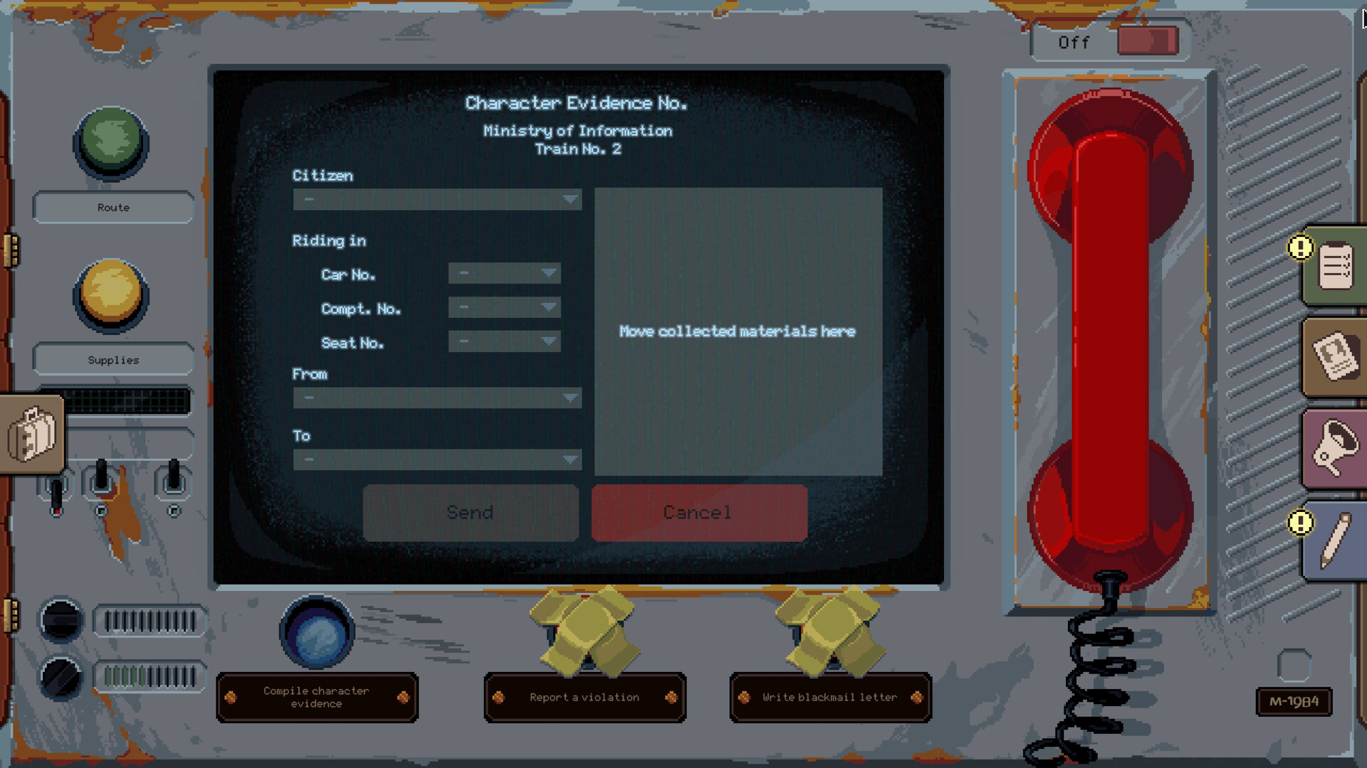 旁观者：列车长 Beholder: Conductor游戏截图