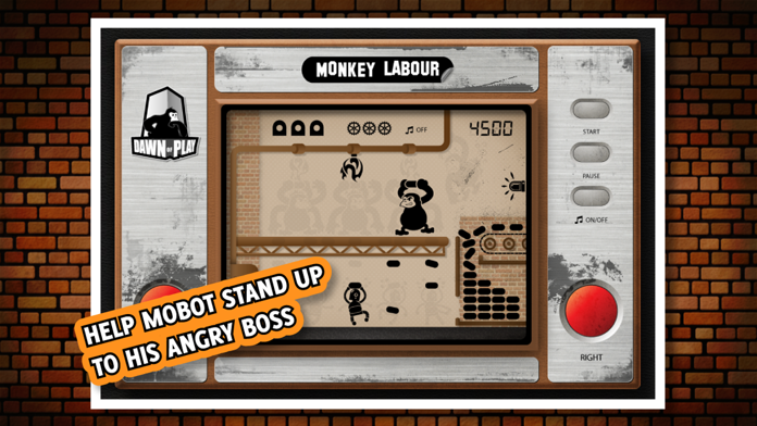 Monkey Labour - 80s handheld LCD retro game游戏截图