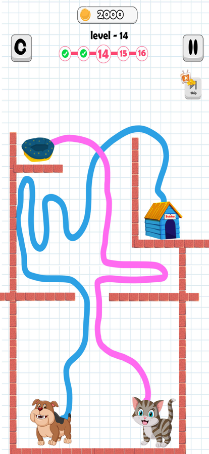 宠物热潮：画回家拼图游戏截图