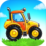 农场 农业 拖拉机 卡车 收割机 汽车 游戏 洗车游戏