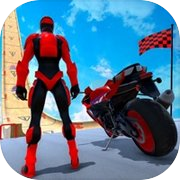 Superhero Bike Jumping Stunts