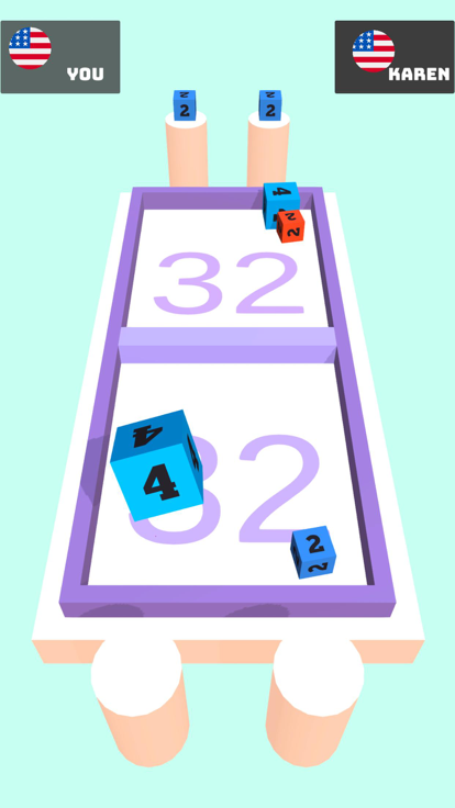 Dice Merge 2048游戏截图