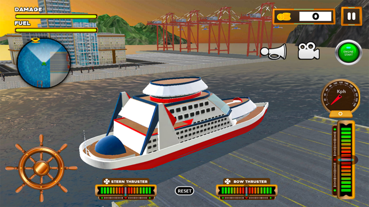 Cruise Ship Driving Games游戏截图