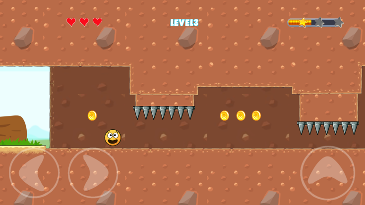 Bossy Ball 4 - 红球游戏游戏截图