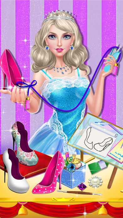 Princess Fashion! Royal Shoes Makeover Salon游戏截图