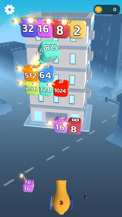 Bombard 2048游戏截图