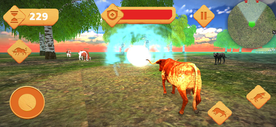 Angry Bull Fight-Animal Attack游戏截图