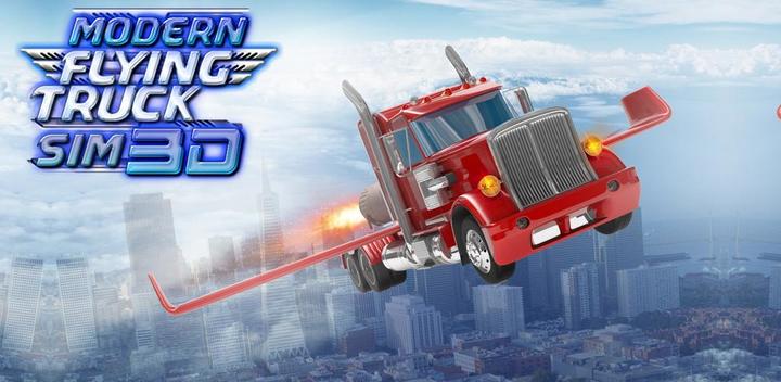 Modern Flying Truck Sim 3D游戏截图