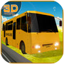 学校一趟公交车模拟器 - 疯狂驾驶及停车位模拟游戏icon