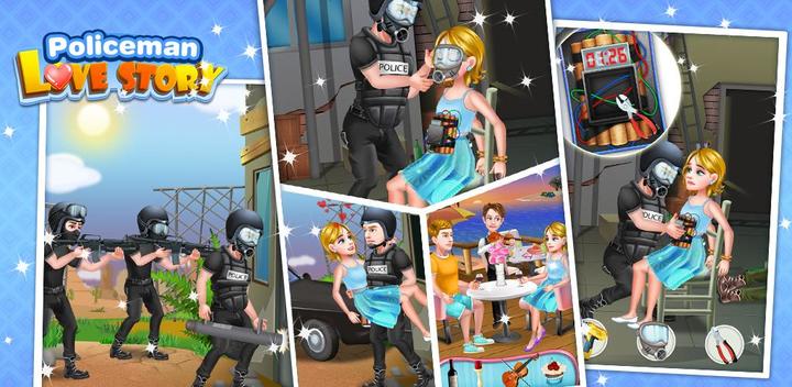 警察的爱情故事 - 救援,拆弹,约会,免费游戏游戏截图