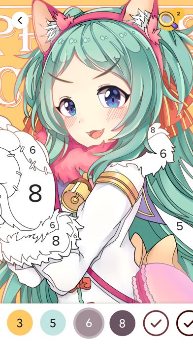 Colorscapes - 番号順に色塗り游戏截图