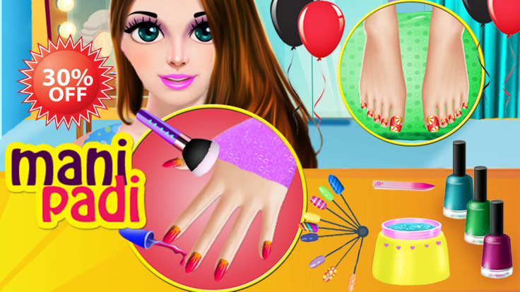 聖誕女孩派對沙龍日游戏截图