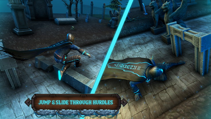 可怕的墓地奔跑游戏截图