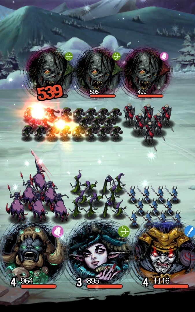 Screenshot of Blood Brothers 2: Strategy RPG