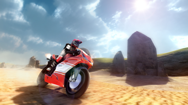 沙漠摩托越野拉力赛之3D真实狂野飞车游戏截图