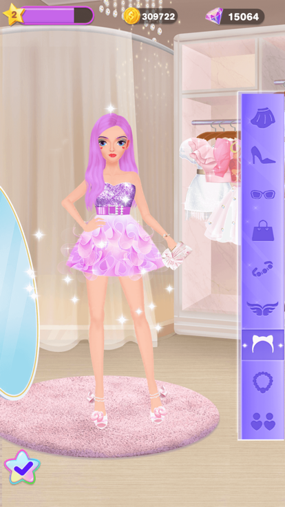 闪耀美妆美发沙龙游戏截图