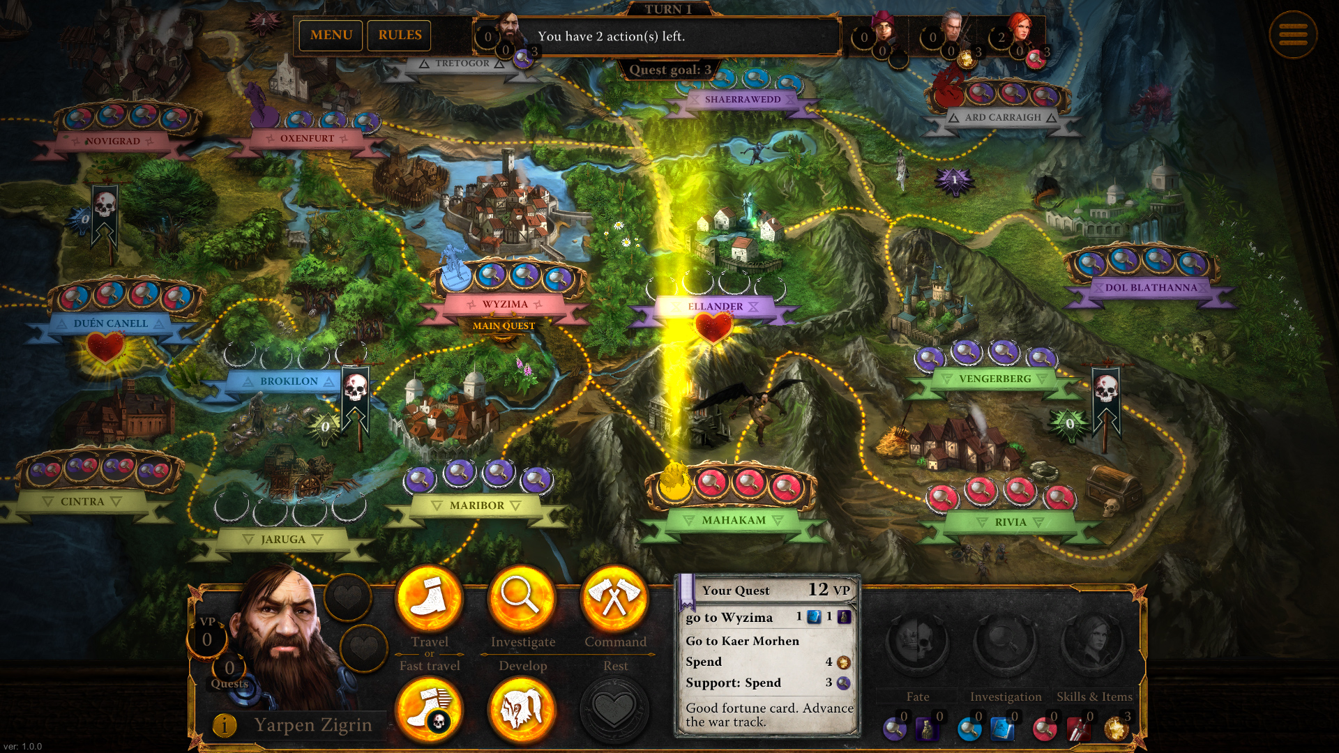 The Witcher Adventure Game游戏截图