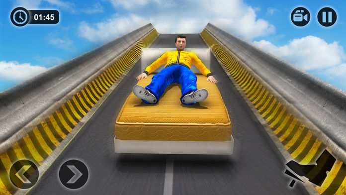 疯狂的车轮比赛是一个兆匝道游戏截图