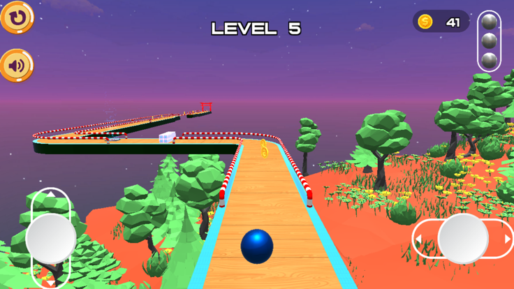 Rolling Balls in Forest游戏截图