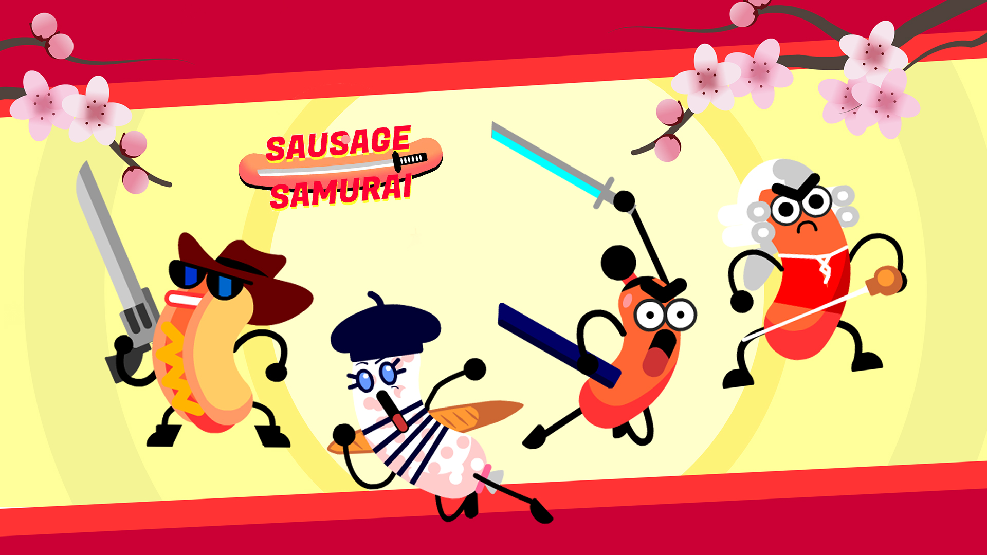 Sausage Samurai游戏截图