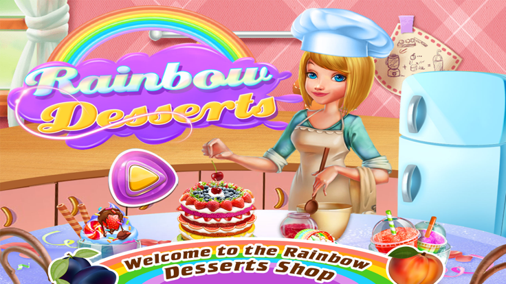 Rainbow Desserts Cooking Shop!游戏截图
